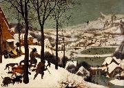 BRUEGEL, Pieter the Elder The Hunters in the Snwo (mk08) china oil painting reproduction